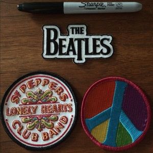 Patches - 2 Beatles and 1 Peace sign ☮️